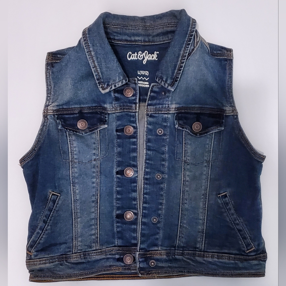 Cat and Jack Jean Vest